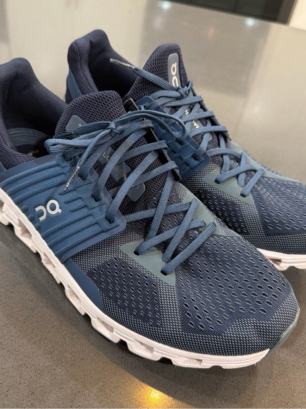 On Cloudswift Mens Navy Blue Running Shoes Sneakers Size 11.5 41.99584